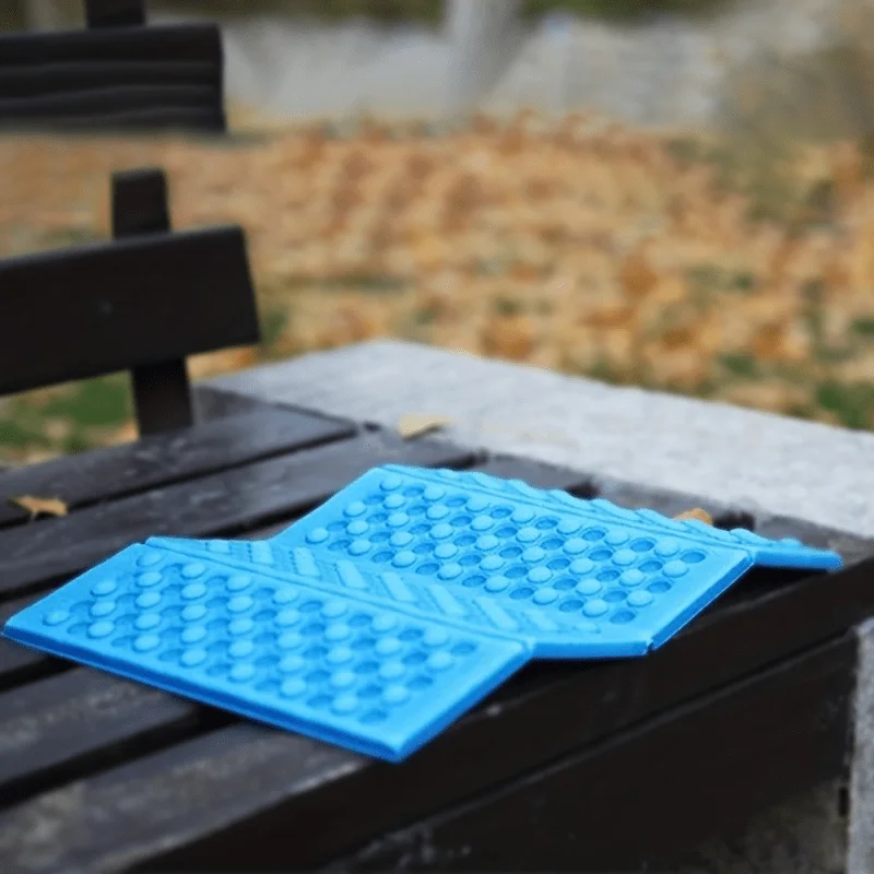 1PC XPE Foam Four-Fold Folding Cushion Waterproof Cool Insulation Portable Moisture-Proof Picnic Pad Fart Pad for Outdoor Use