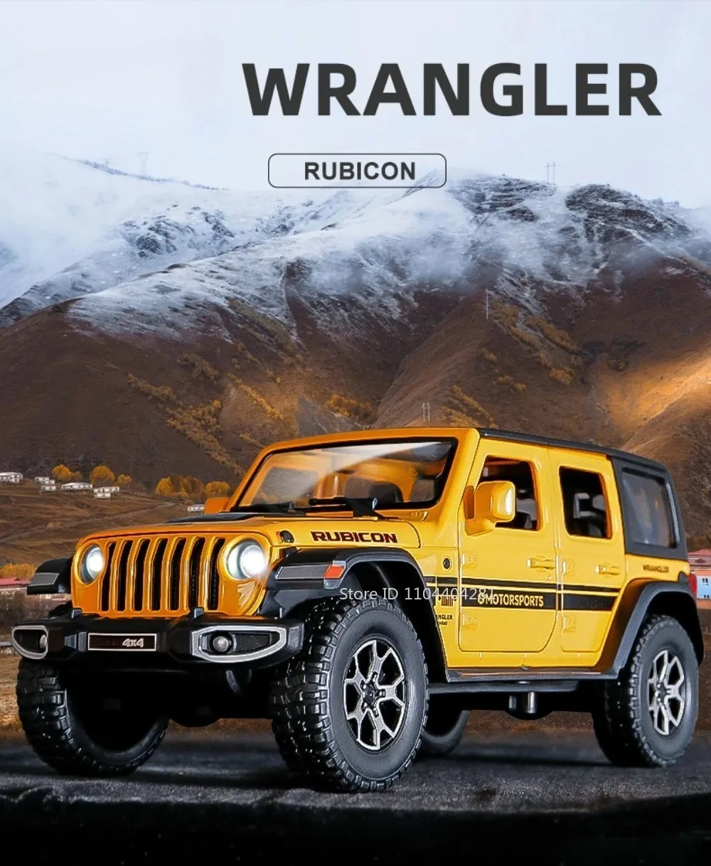 1:22 Wrangler Rubicon Suzuki Hustler Legierung Spielzeug Diecast Modell Auto Türen Geöffnet Sound Licht Zurückziehen Fahrzeug Freund Geburtstag Geschenk – Detail 1