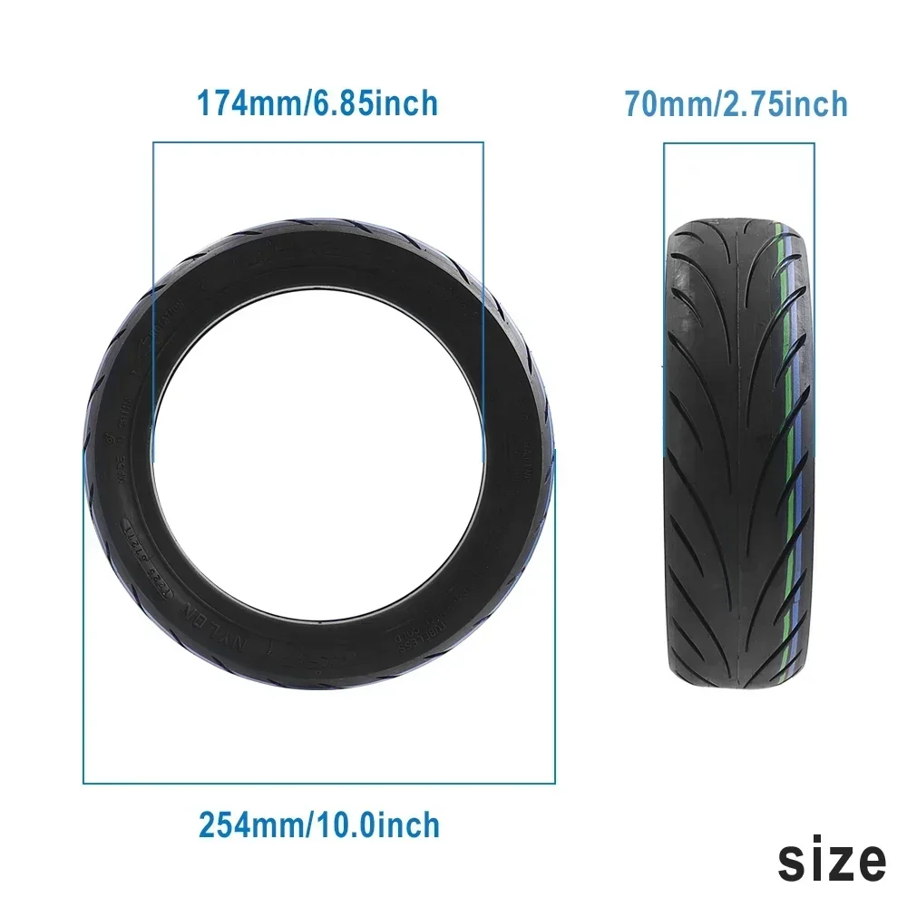 10 Zoll schlauchloser Gummireifen CST 10.5x2.5 Vakuumreifen für Ninebot P65 P100 Elektroroller Ersatzteile – Detail 17