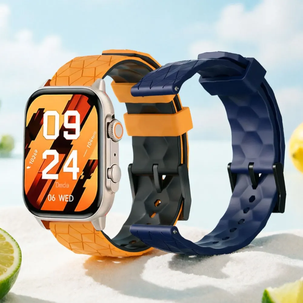 20mm 22mm Football Pattern For COLMI P71/81 Replacement Soft Silicone Strap For COLMI C81/C60/M42/V68/P73/I28 Ultra Bracelet