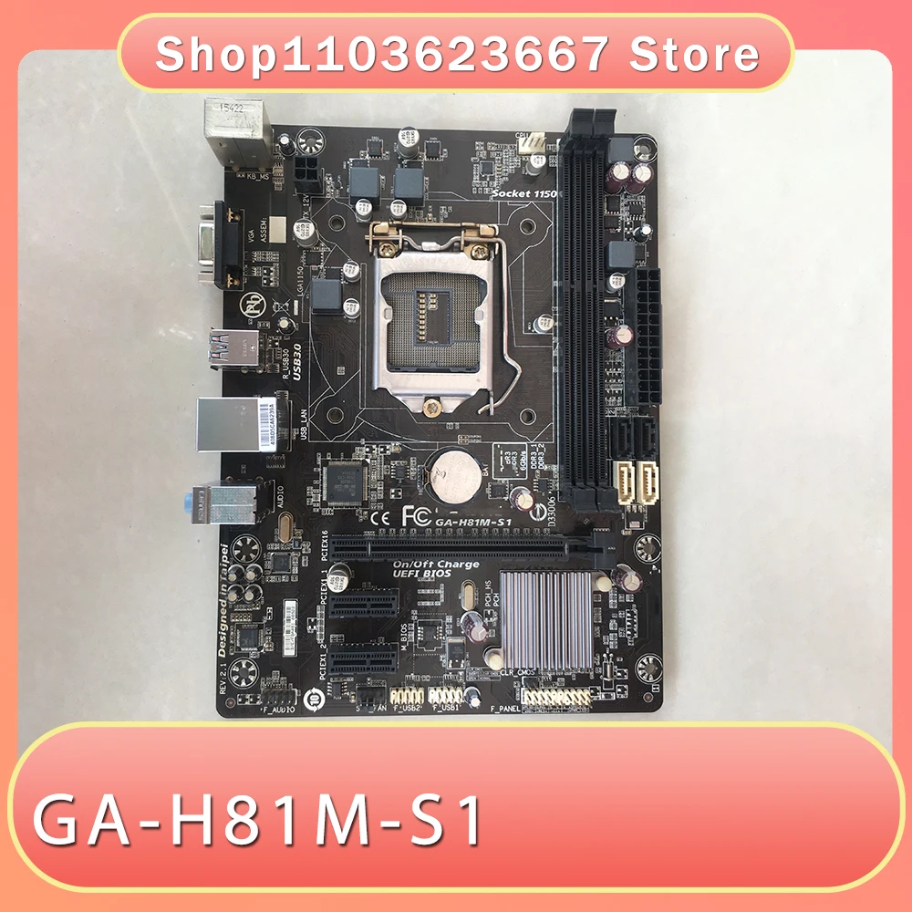 

Твердотельный конденсатор для настольного компьютера Gigabyte H81, материнская плата DDR3 1150-контактный GA-H81M-S1