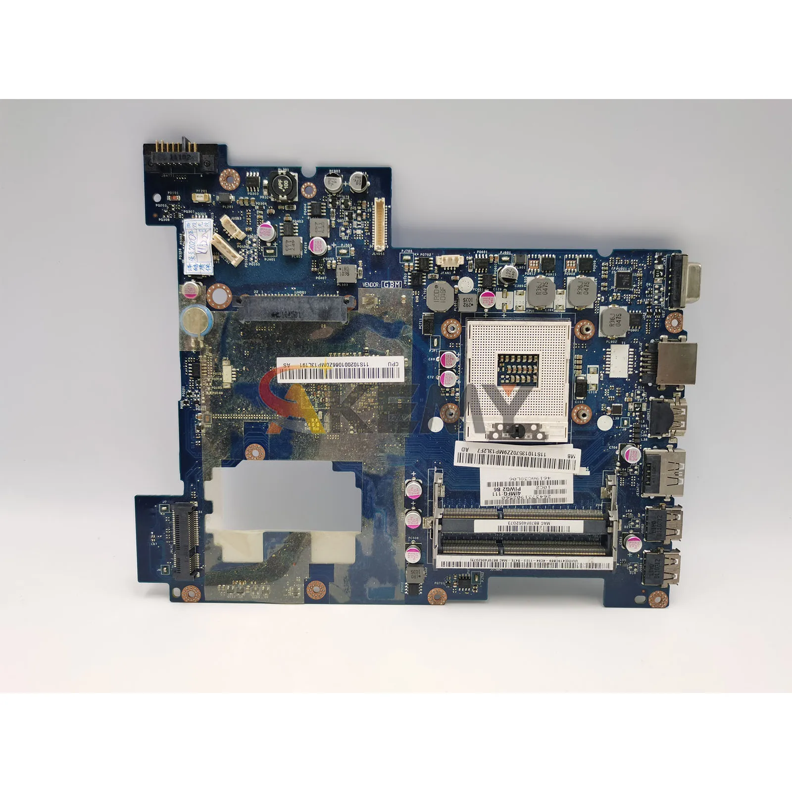 LA-675AP For Lenovo G570 Laptop Motherboard with HM65 DDR3 HDMI 100% Fully Tested