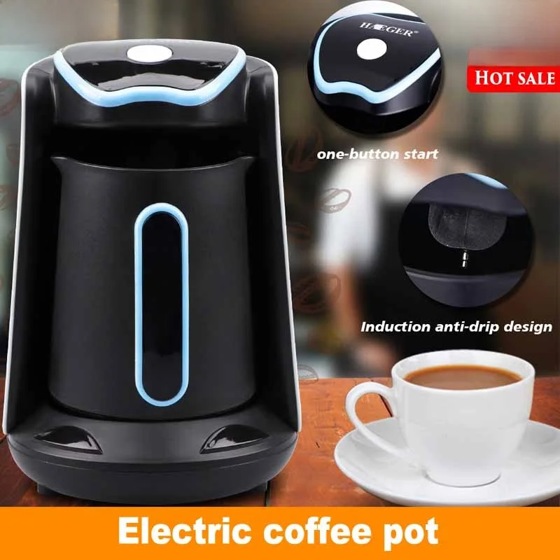 

Turki Coffee Pot 800ml Coffee ing hine Plastic Material Non-Handmade Coffee Brewing Equipment