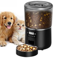 Cat Automatic Smart Feeder with WiFi Remote Camera 4L Large Capacity Puppy Pet Food Dispenser Feeder Accessories for Cat Dog