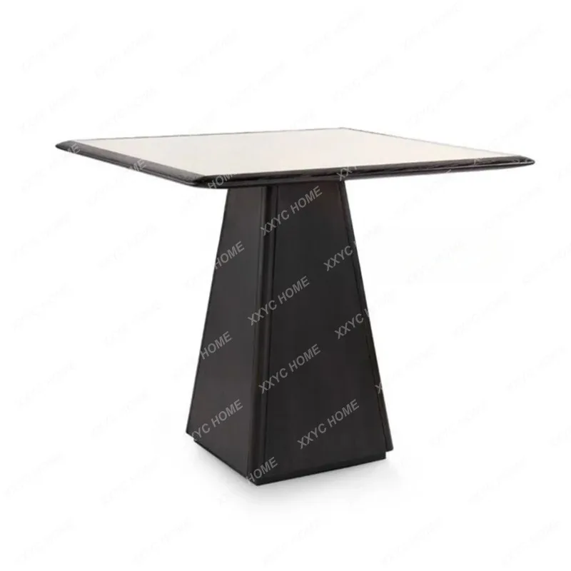 XXNew Chinese-style solid wood chess and card table hotel homestay ash mahjong square table dining table