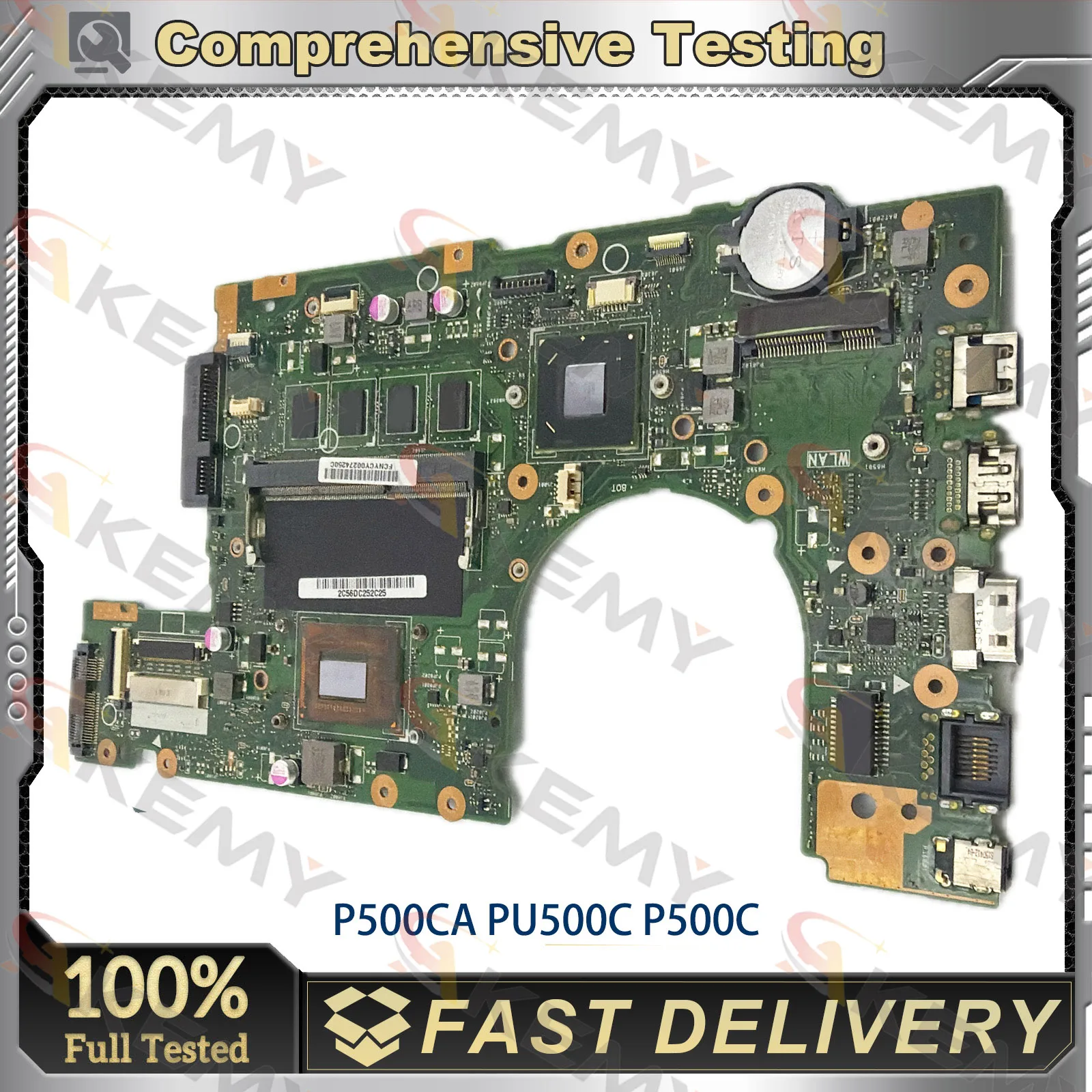 P500CA Laptop Motherboard For ASUS ProArt PU500C P500C P500CA Notebook Mainboard With i3 i5 i7 CPU fast shipping 100% tests OK