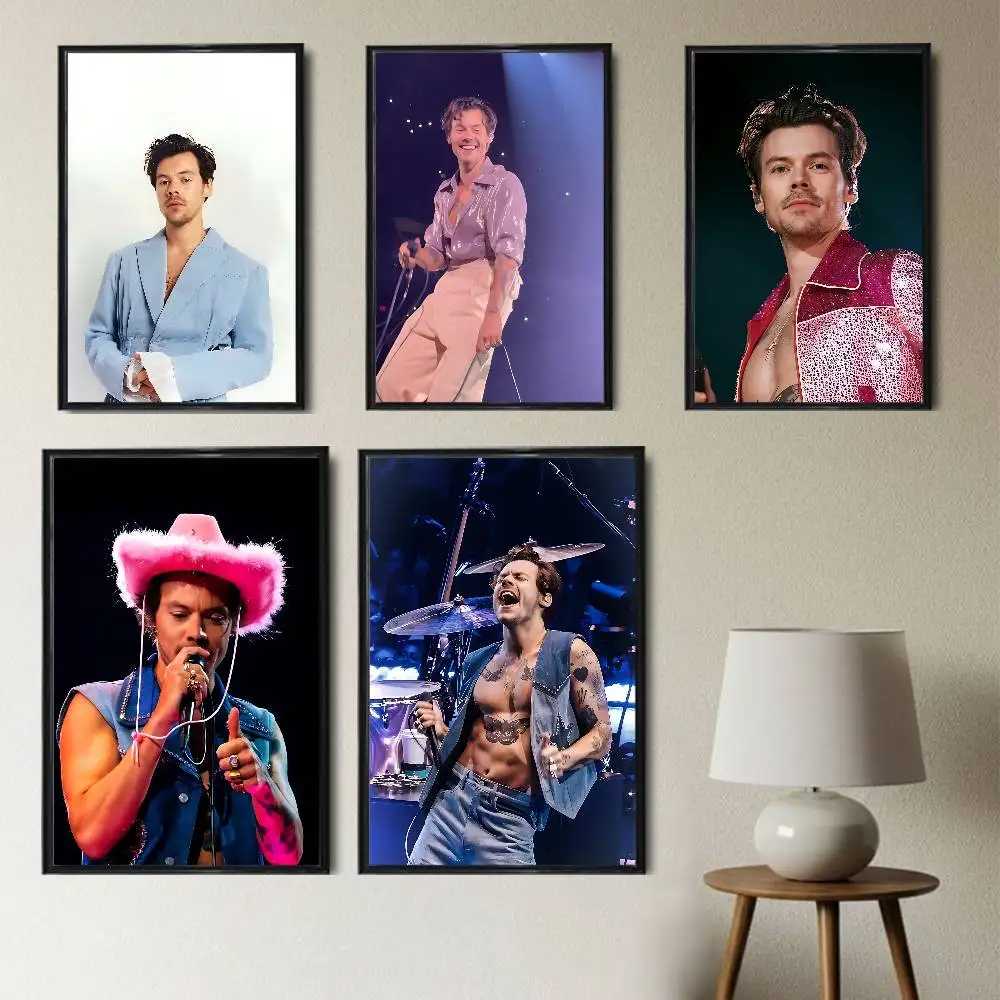 American Girls Harry Styles Poster HD Art Sticky Wall Waterproof Home Living Room Bedroom Bar Aesthetic Decoration