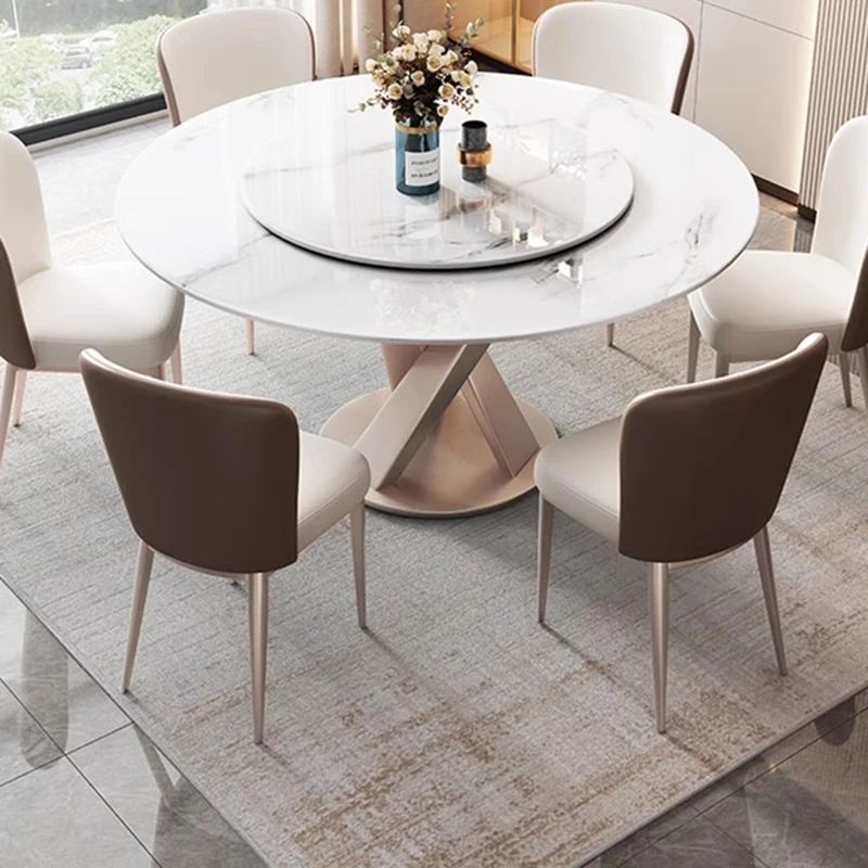 

Chairs for Kitchen Extendable Table Sedentary Designer Coffee Marble Dining Multifunction Home Furniture Room Ceramic Mesa Cafe