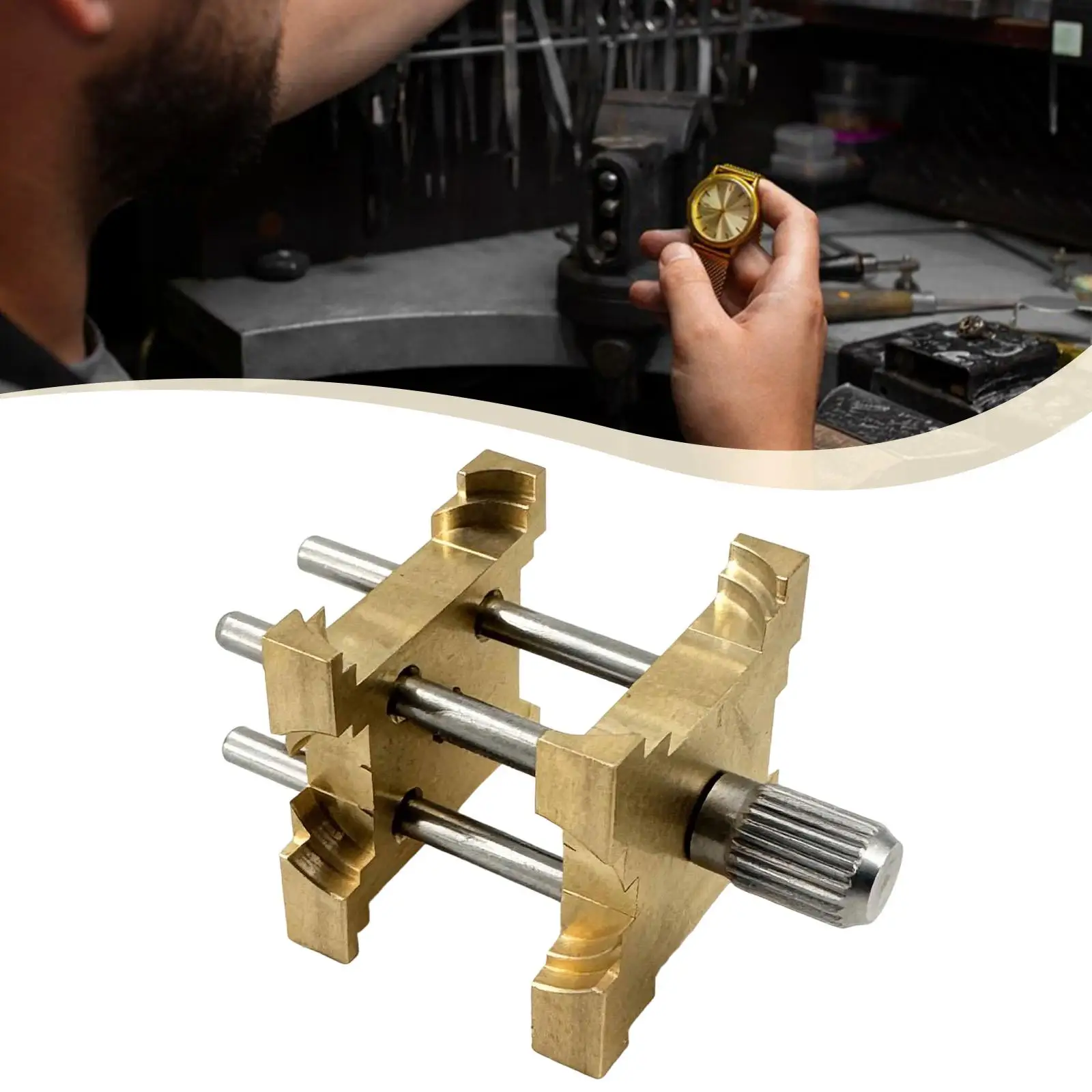 حامل حركة الساعة متعدد الوظائف وموثوق ومقاوم للخدش وسهل الاستخدام وقابل للتعديل لإصلاح نموذج مصغر لهواية الساعة