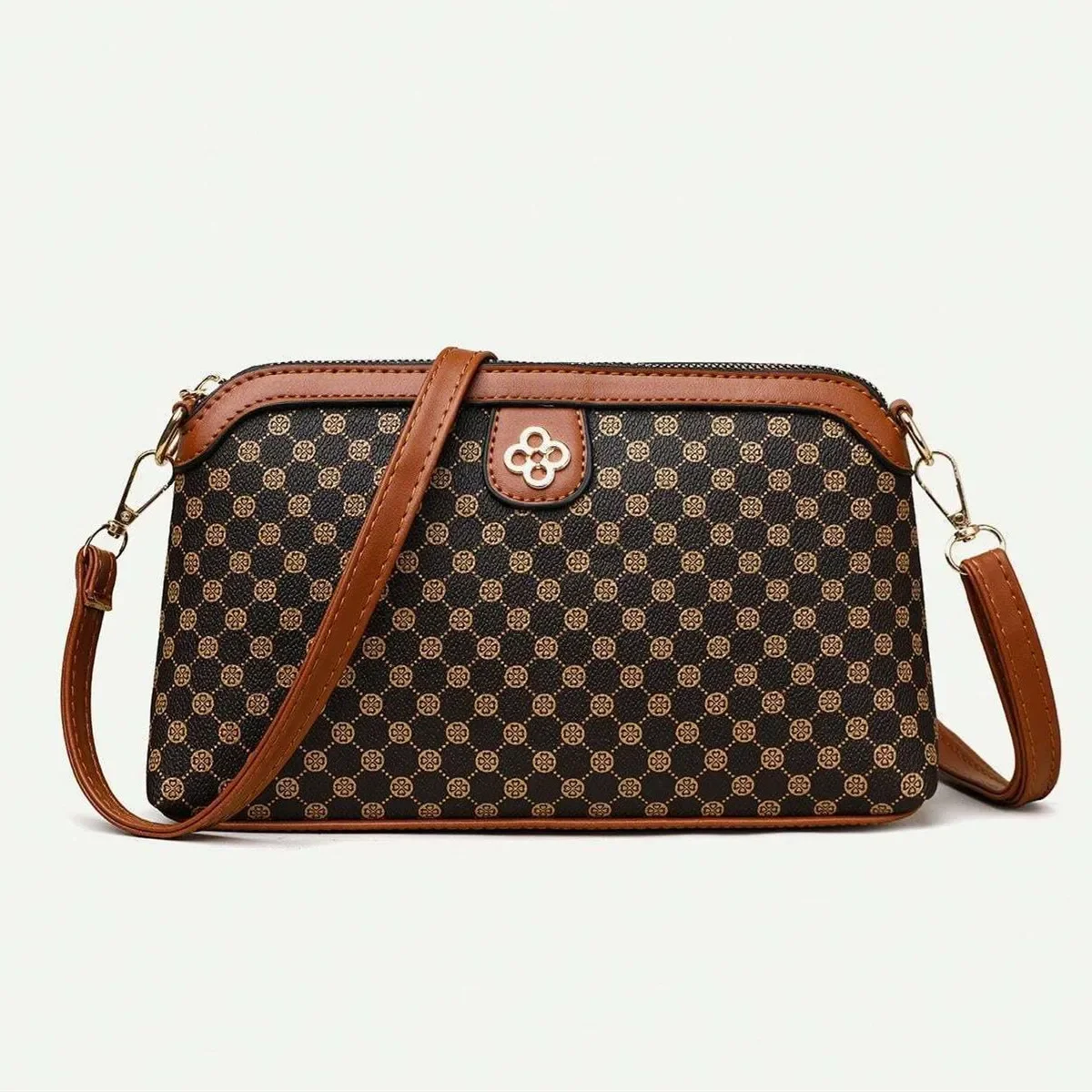 

2025 New Women's Phone Bag Versatile for Middle-aged and Elderly People Buying Menu Shoulder Soft Leather Small Crossbody Bag