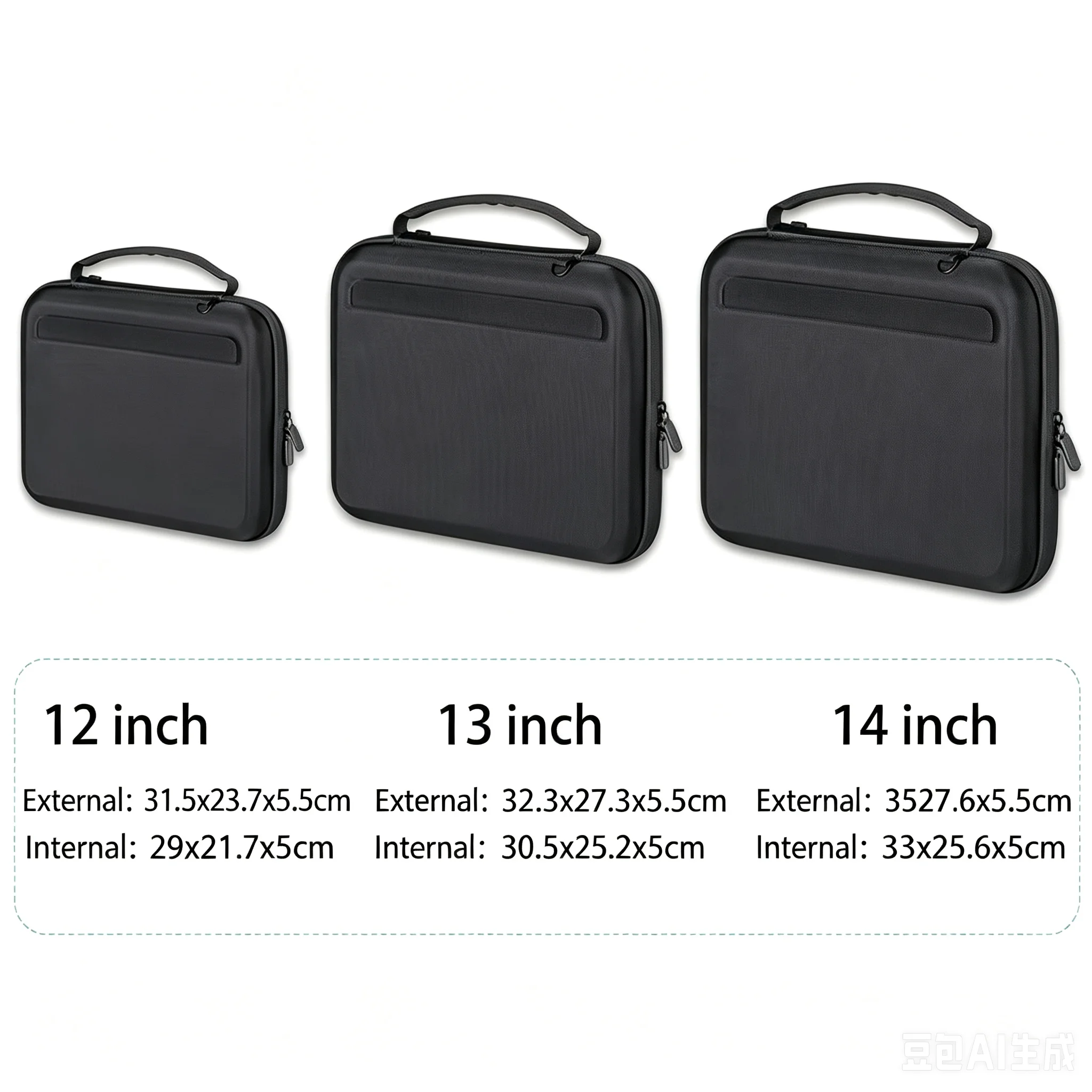 Tablet Bag For 2026 EVA Bag For 12-14 Inch Tablet Sleeve Case Fits iPad Air 12 11.9 inch iPad Pro 13  14  iPad Pro 13 Inner Bag