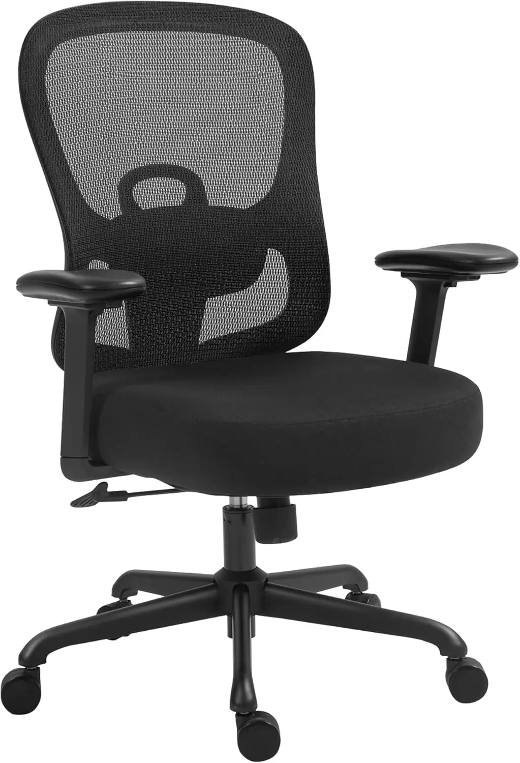 

Ergonomic Office Chair,Home Desk Chair with Mesh Back,Adjustable Lumbar Support,Built-in Springs Wide Seat,Executive Task Chair