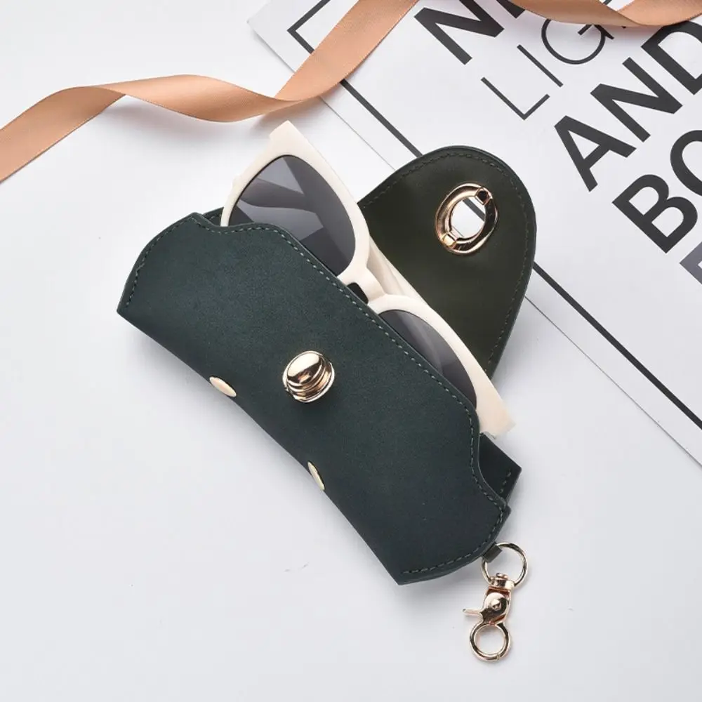 موضة جلد الغزال النظارات الشمسية حافظة لينة معلقة الرقبة نظارات حقيبة التخزين نظارات حافظة النظارات الملحقات