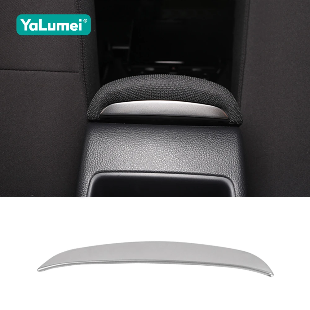 For Toyota Corolla E210 2019-2021 2022 2023 2024 Hybrid Stainless Car Rear Console Armrest Garnish Trim Strips Cover Stickers