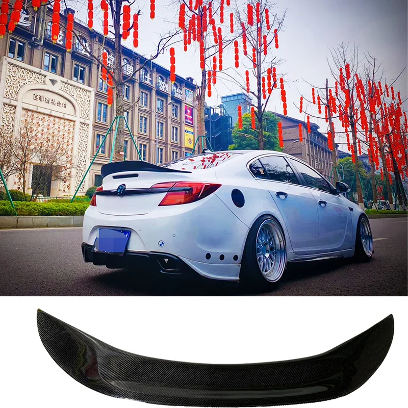 

Apply Buick Regal Opel Year Vauxhall 2014-2016 Modified True Carbon Fiber Rear Spoiler True Wing Spoiler Trunk Trim