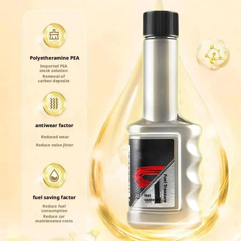 60ml Engine Carbon Cleaner Engine Carbon Deposit Remover Cleaner Catalytic Three-way Engine Booster Catalyst Converter I0G1