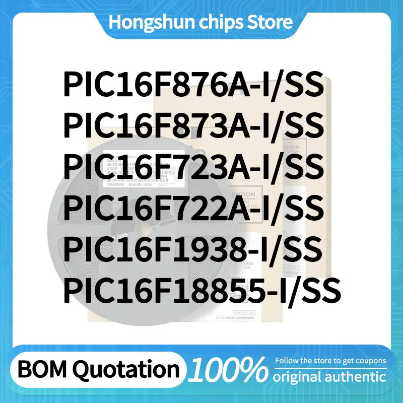 PIC16F722A PIC16F723A PIC16F873A PIC16F876A PIC16F1938 Evaluation Board -I/SS PIC16F18855