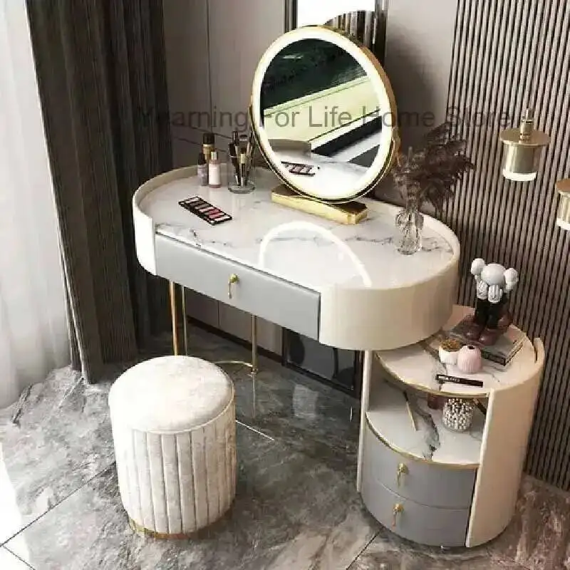 خلع الملابس العناية بالبشرة المعيشة النساء الجدول السرير غرفة الحمام الحد الأدنى الغرور الجدول دراسة خدمة أثاث صالة Vestidores