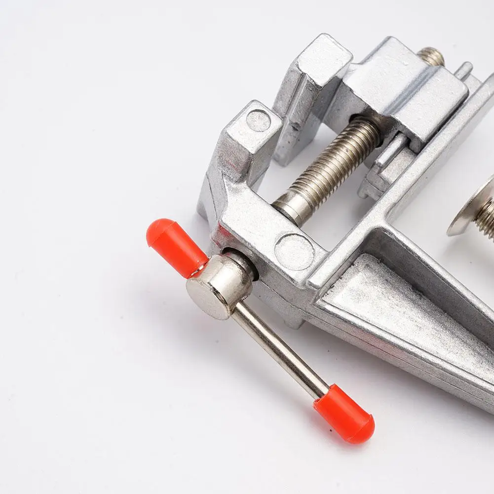 منجلة صغيرة متعددة الوظائف 3.55 مللي متر كماشة ألومنيوم المشبك هواية مسطحة صغيرة على أداة مصغرة نائب الجدول مجوهرات F8E8 #3