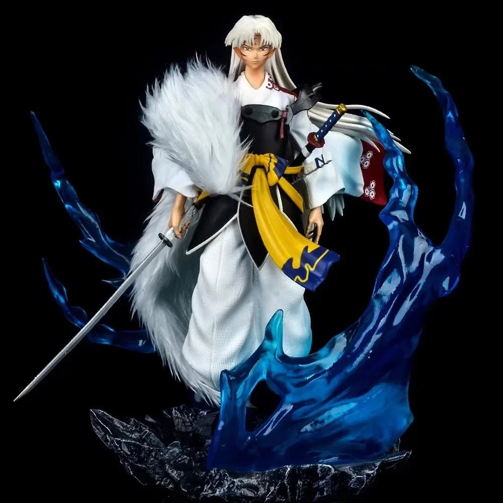 

Anime Inuyasha Sesshomaru GK PVC Action Figure Collectible Model Doll Toy 31CM