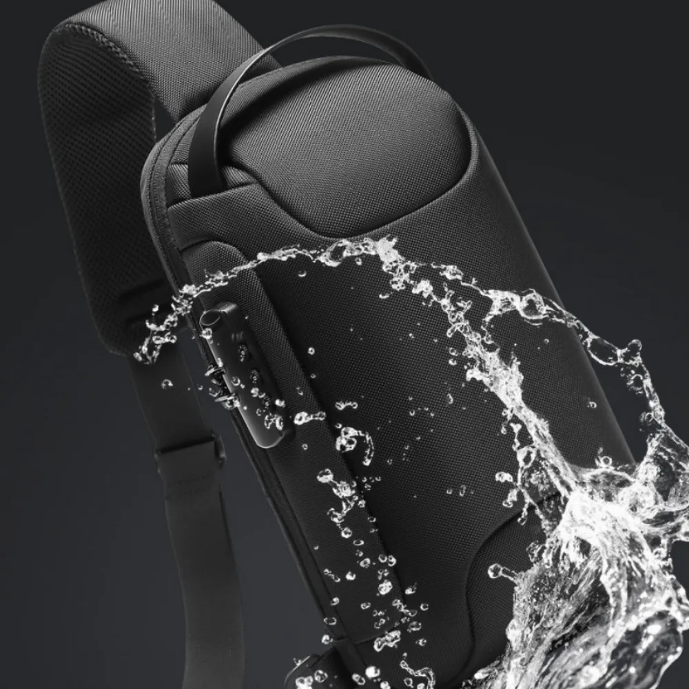 Douyin 남성용 싱글 숄더백, 핫 스타일, 럭셔리카 로고 브레스트 백, 여름