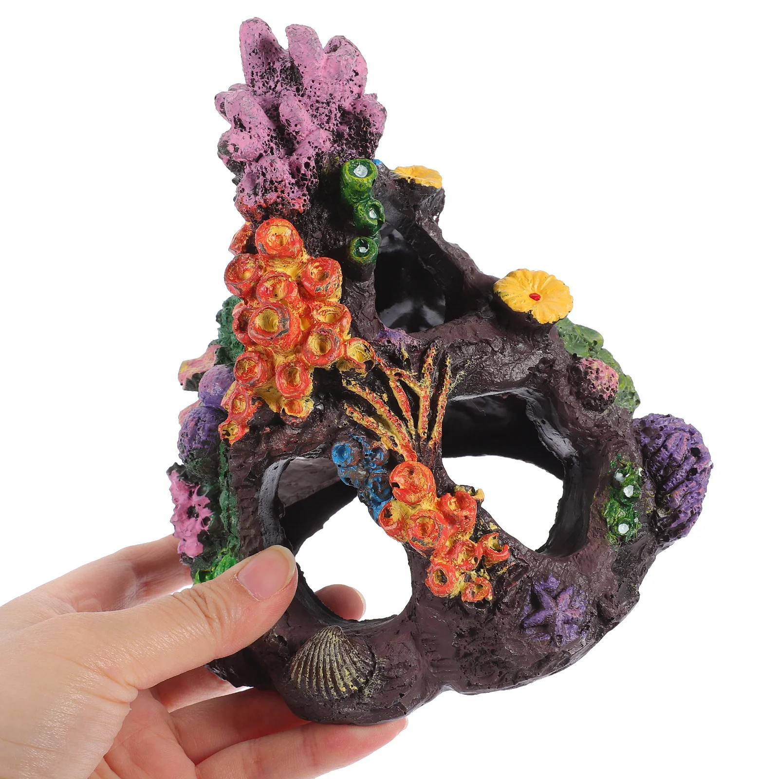

5pcs Coral Tower Aquatic Plant Set Artificial Aquarium Coral Reef Fake Plants For Large Fish Tank Decor Desktop Aquarium