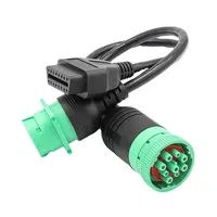 Truck Y Splitter  OBD Cable M/F J1939 9Pin To 16Pin Male