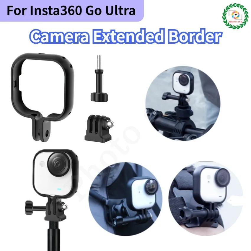 إطار ممتد للكاميرا لـ Insta360 GO Ultra Thumb Rabbit Cage حافظة واقية مضادة للسقوط لملحقات جسم الكاميرا 360 go Ultra