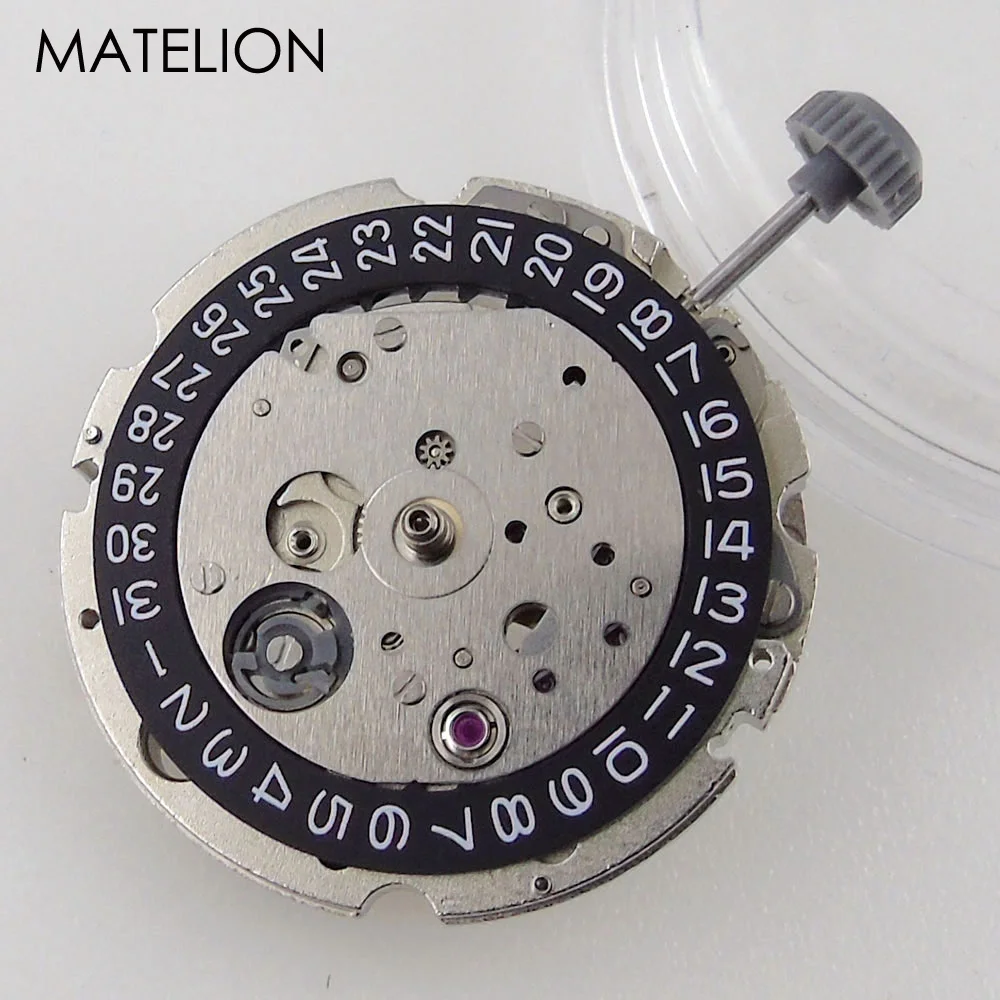 High Accurcy Miyota8215 Automatic Movement for Mechanical Watch Self-wind Hacking Seconds Black Date Wheel Watch Replacements