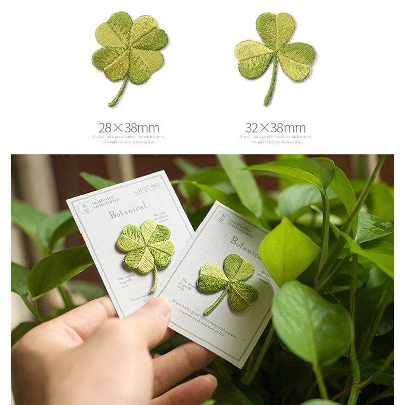 Saint Patrick Lucky Irish Shamrock Patches Sew on Applique Iron Patch for Clothing Bags Shoes DIY Craft Repair Clothes Sticker