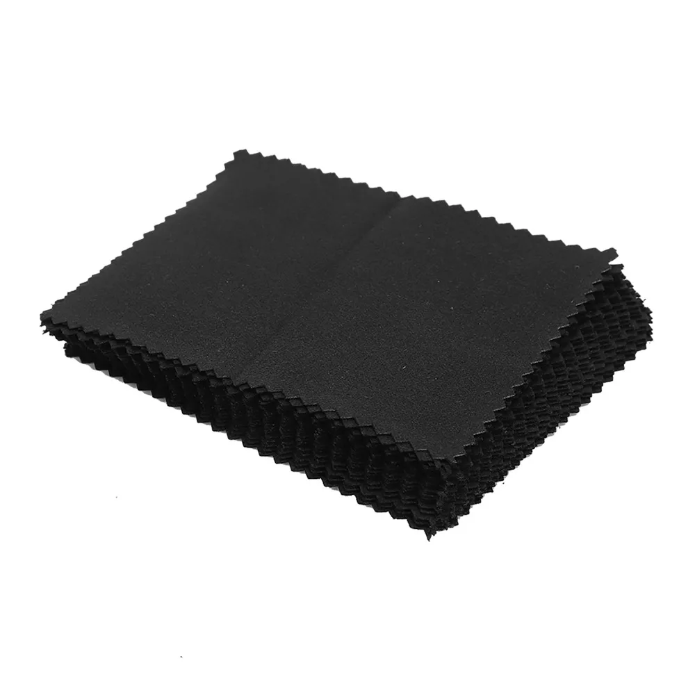 20pcs Reusable Double Sided Watch Cleaning Cloth Microfiber Pocket-Sized Watch Cleaner Tool Double Sided Cloth Lenses Cleaning