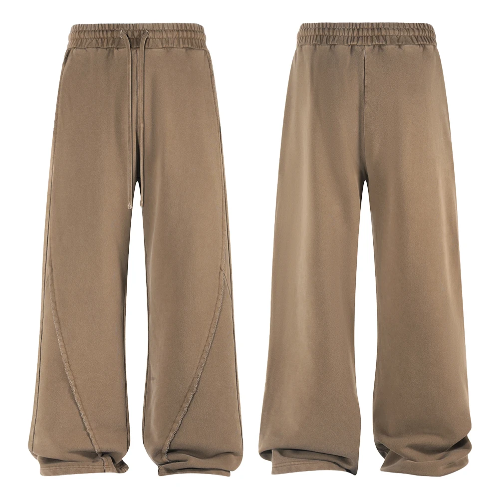 Streetwear Hip-hop Clothing Man Cotton Pants Casual Essentials Clothing Vintage high Street Style Oversized Baggy Sweatpants Man