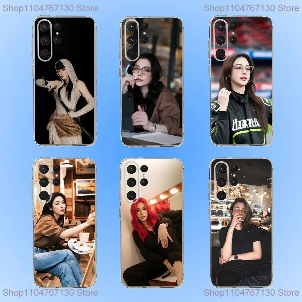 

Faye Peraya Malisorn Phone Case For Samsung S24,30,21,22,23,20 FE,lite,PIus,Ultra,5G,Note,9,10 Transparent Cover