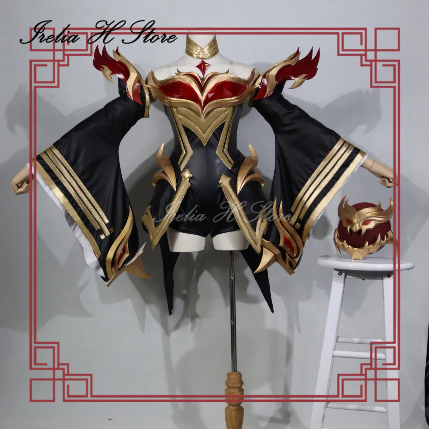 Irelia H Store Inmortal Ahri LOL Inmortal ahri Cosplay Costume for women Halloween party dress with ball high quality image 2