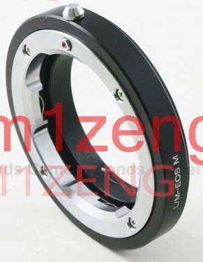 LM-EOSM Adapter Ring for leica M LM ZM VM mount Lens to canon EF-M EOSM Mirrorless camera eosm/m1/m2/m3/m5/m6/m10/m50/m100
