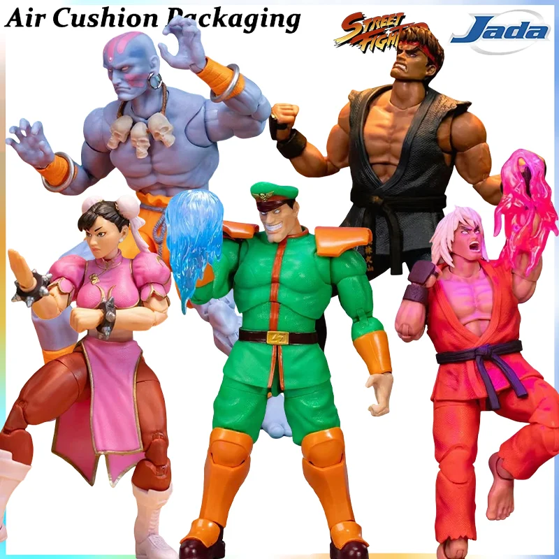 

JADA Genuine Street Fighter Series BBTS M. Bison Chun-Li Dhalsim Evil Ryu Violent Ken Collect Ornaments Action Figures Model Toy