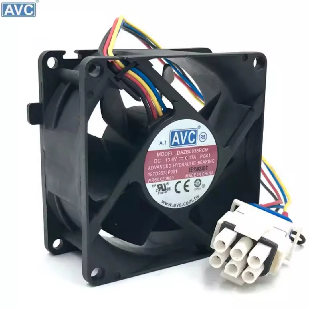 Original AVC 8038 12V DAZB0838RCM 0.17 4 line humidifier fan