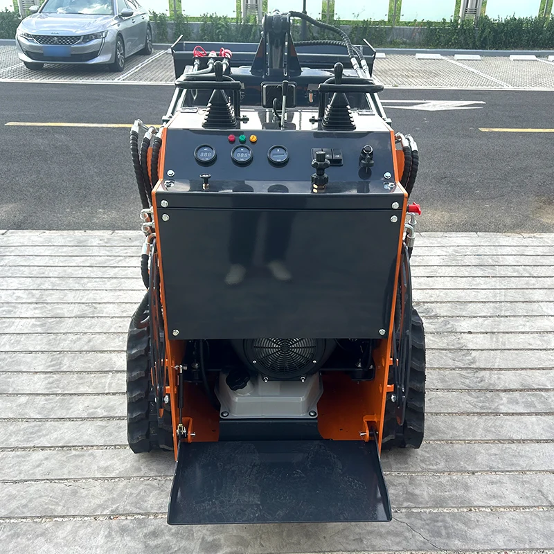 Customized Cheap Mini Skid Steer Loader CE/EPA Engine Track Multifunctional Attachment Mini Loaders