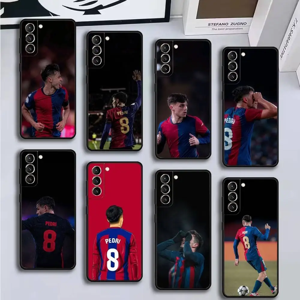 

football Pedri Phone Case For Samsung GalaxyA13,21s,22,31,32,52,53,71,72,73,Soft Black Cover