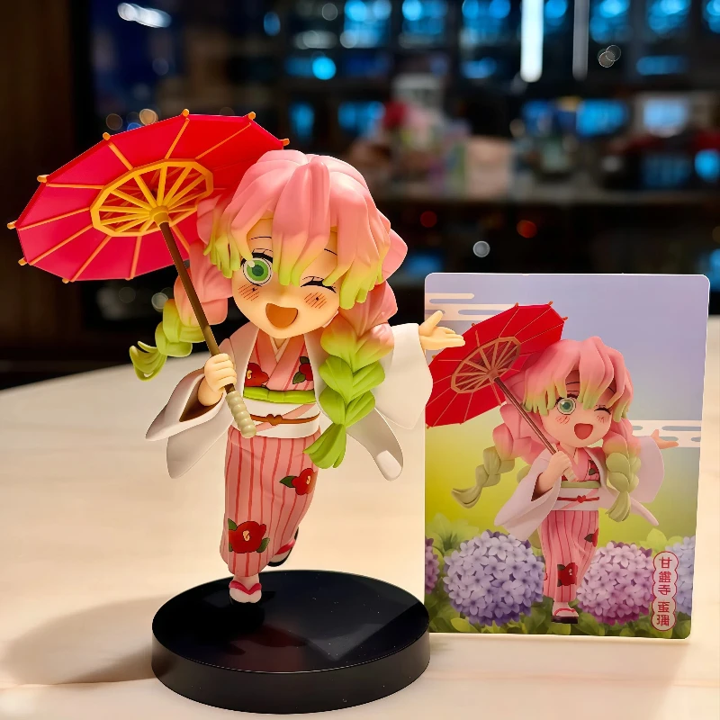 Bandai genuino oficial Demon Slayer: Kimetsu No Yaiba serie una figura de caja ciega juguete de moda modelo de coche artículo decorativo regalos