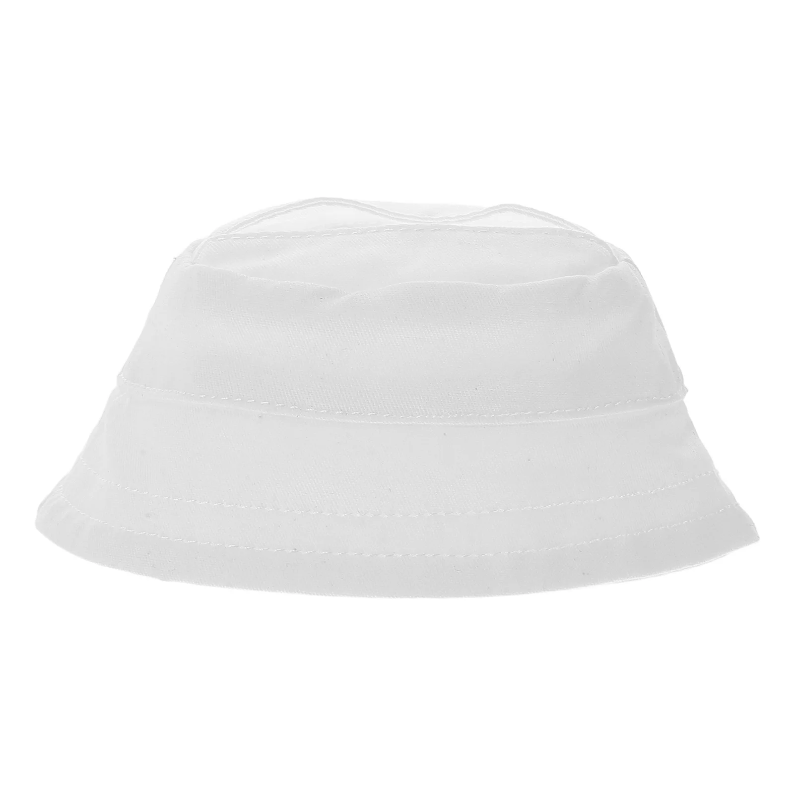 Мини-рыбацкая шляпа, размер 17 см, для тканевых фигурок, стильный открытый верх, удобная посадка, идеально подходит для комбинаций одежды своими руками, белый цвет