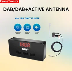 Ezonetronics DAB DAB+ Antenna With USB Adapter European Android Car Radio GPS Stereo Receiver Player For Universal Signal Head