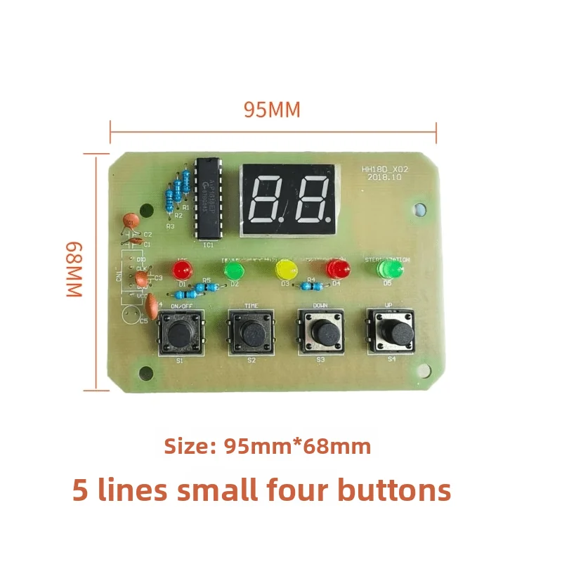 

for Xingji Baiyu Yanghang Langtuo Yikafu Xingxing Lechuang Dongbei Ice Maker 5-wire small four-key LCD touch screen accessories