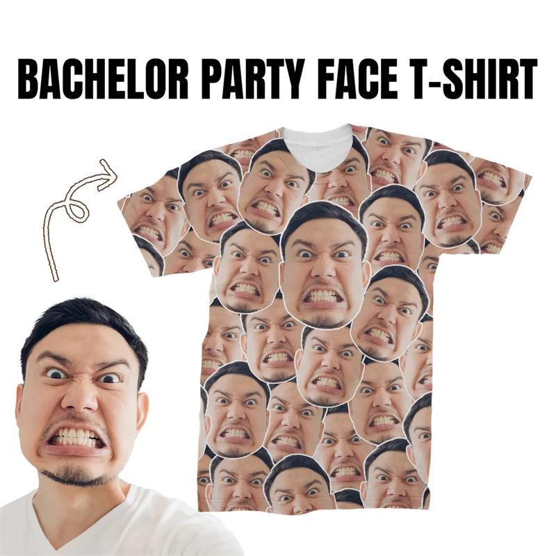 لتقوم بها بنفسك شخصية مخصصة ثلاثية الأبعاد مطبوعة الرجال موضة عادية تي شيرت الصيف قصيرة الأكمام طاقم الرقبة توب الأولاد الشارع الشهير Harajuku تيز #1