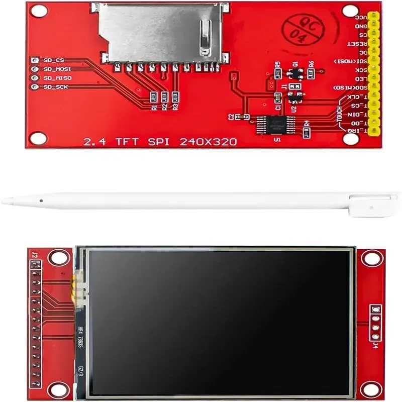 1.44 1.8 2.4 2.8 hüvelykes SPI TFT LCD monitor Dug vmibe Színes érintse kijelző Modul Meghengerget