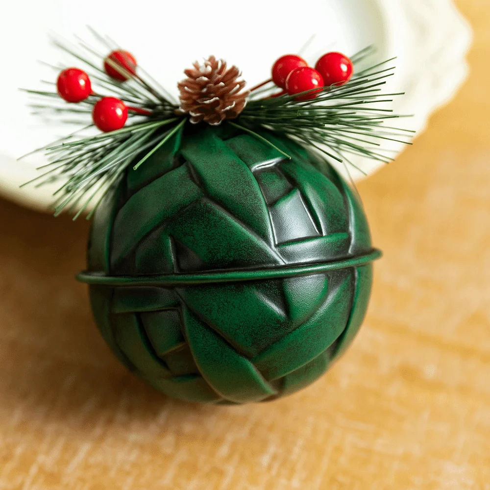 

Bowknot Christmas Bell Decorations Pinecone Red Berry Retro Xmas Hanging Pendant Decorative Christmas Tree Hanging Bell