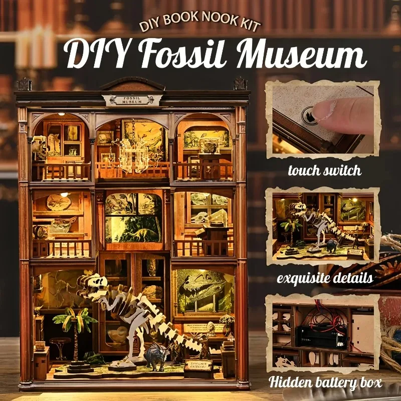 DIY-Bücherregal-Einsatz-Set „F – Diy Wooden Book Nook Kit Shelf Insert Bewertung und Preis