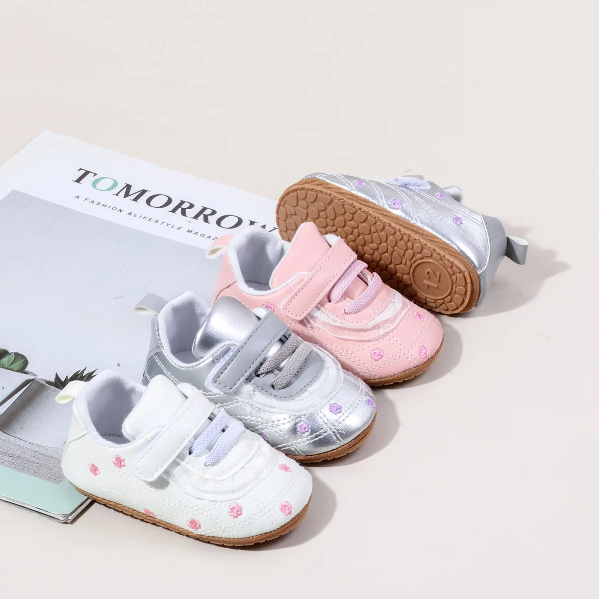 Babyschuhe für Jungen und Mädchen, hochwertige Babysneaker für 0-18 Monate, Frühling und Herbst, weiche TPR-Sohle
