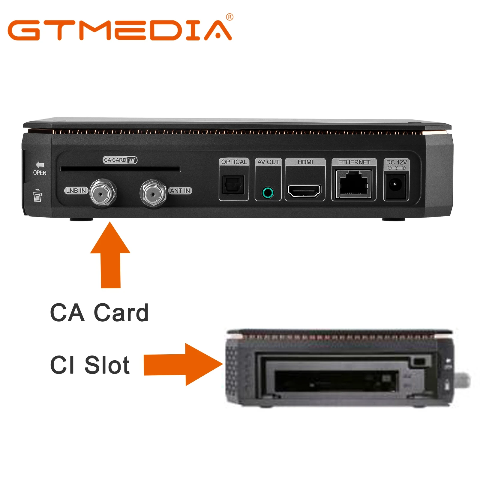 GTMEDIA-Receptor de satélite com decodificador e gravador, GTX COMBO, 4K, 8K, Android 9.0, DVB-S2, T2, C TV Box, 2G + 32G, cartão CA, IC Mais 1,4, IC +