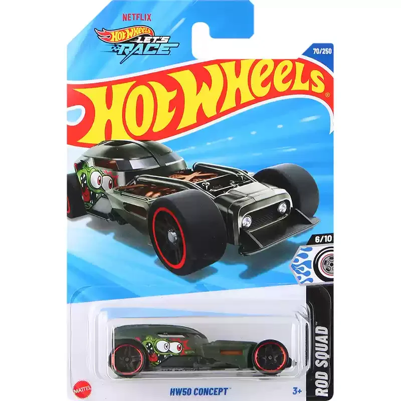 2025C Original Hot Wheels Car HW50 Concept Toys for Boys 1/64 Diecast Vehicles Metal Model Brinquedos Collection Birthday Gift